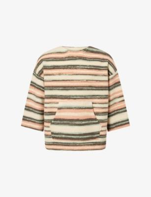 Burrow Striped Wool and Cashmere-Blend Jumper by VISVIM