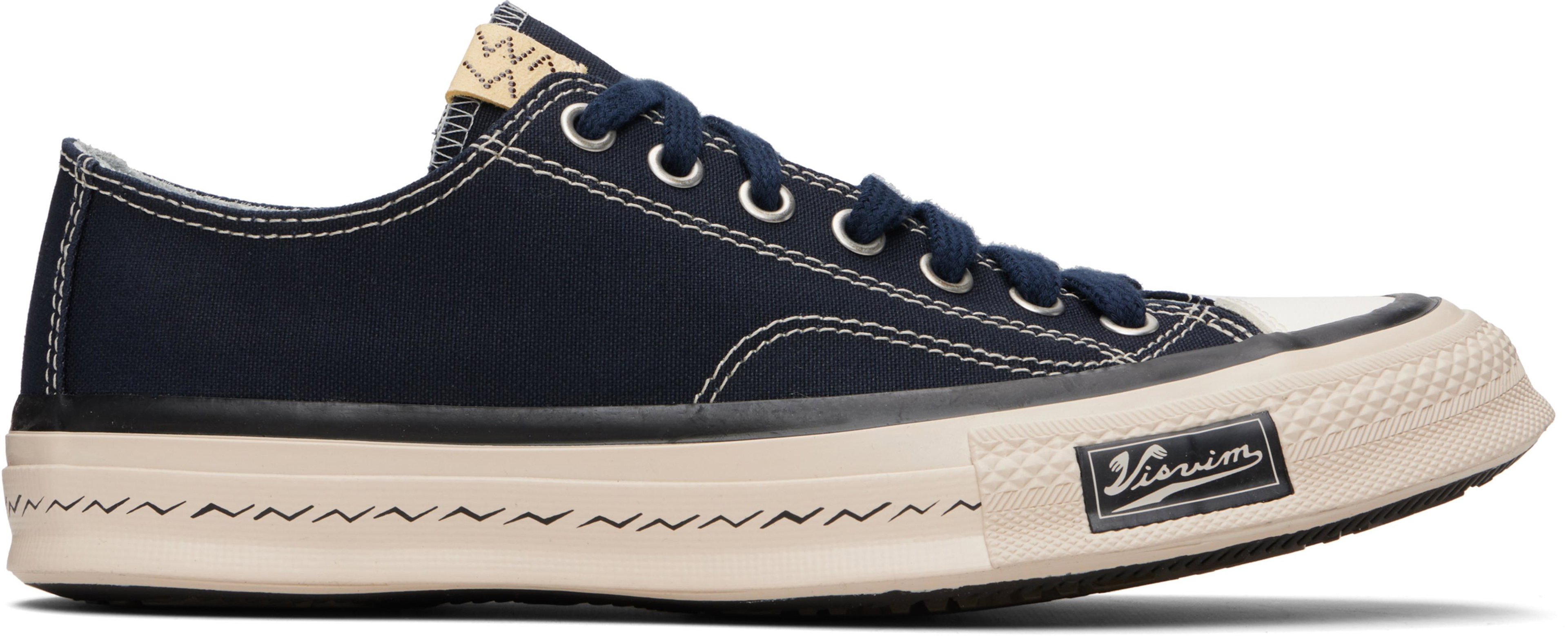 Navy Skagway Lo Sneakers by VISVIM