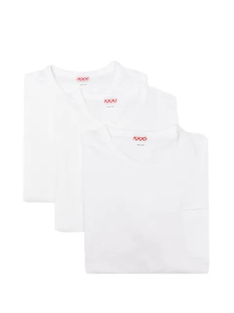 Sublig Jumbo chest-pocket T-shirt (set of three) by VISVIM