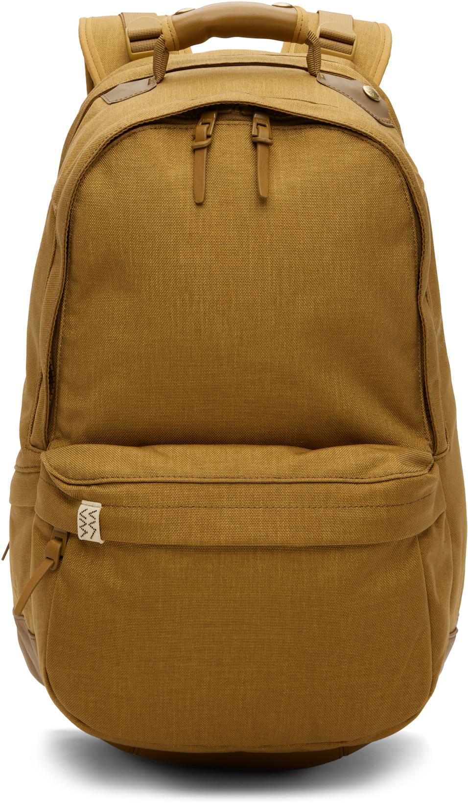 Tan Cordura 22L Backpack by VISVIM