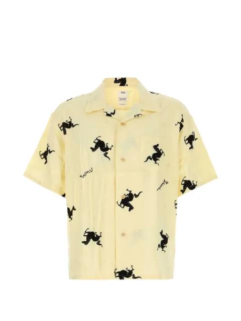 horse-print short-sleeve shirt by VISVIM