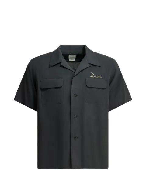 logo-print short-sleeve shirt by VISVIM