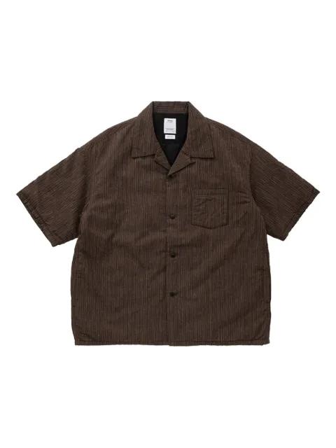 pinstripe short-sleeve shirt by VISVIM