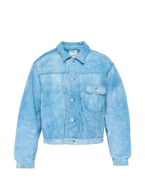 pleated leather jacket by VISVIM