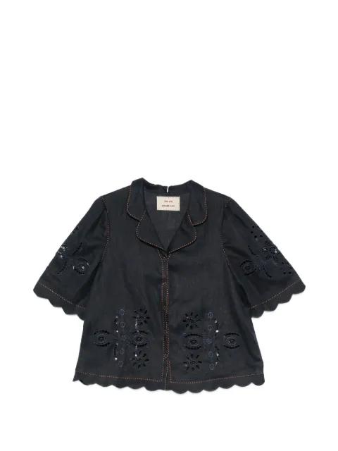 Balthazar broderie-anglaise blouse by VITA KIN