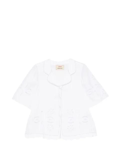 Balthazar broderie-anglaise blouse by VITA KIN