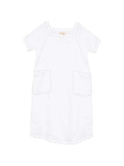 Formentera scalloped-edge midi dress by VITA KIN