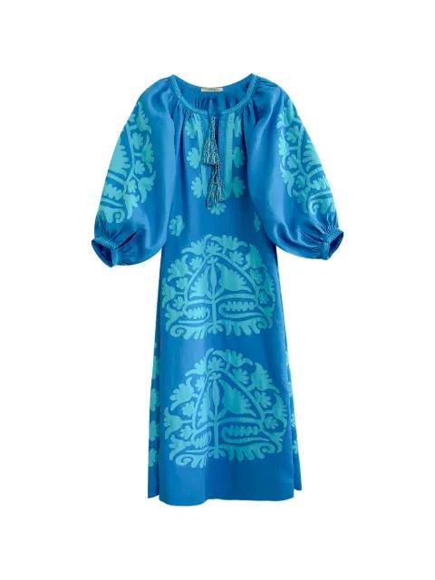 Shalimar floral midi dress by VITA KIN