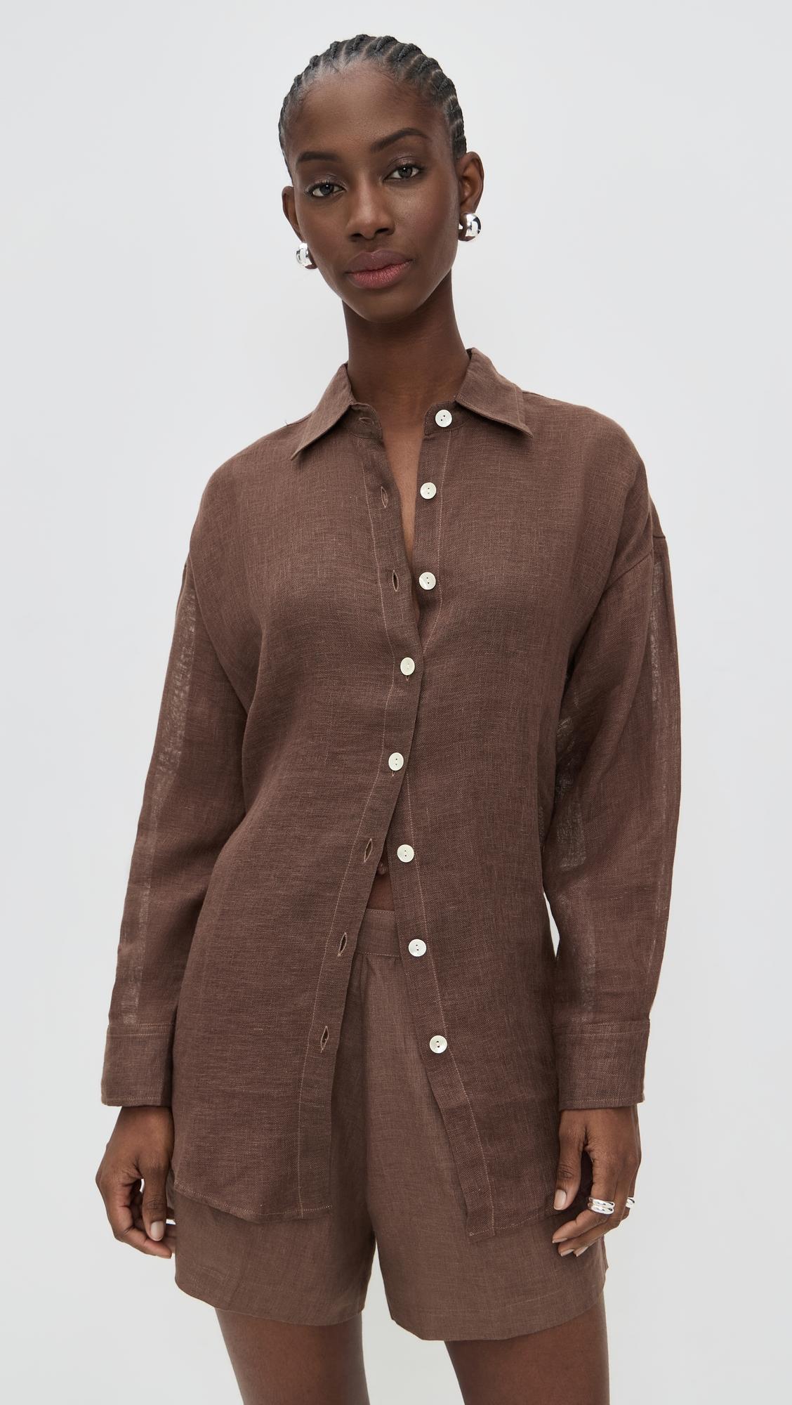 Playa Boyfriend Shirtdress by VITAMIN A