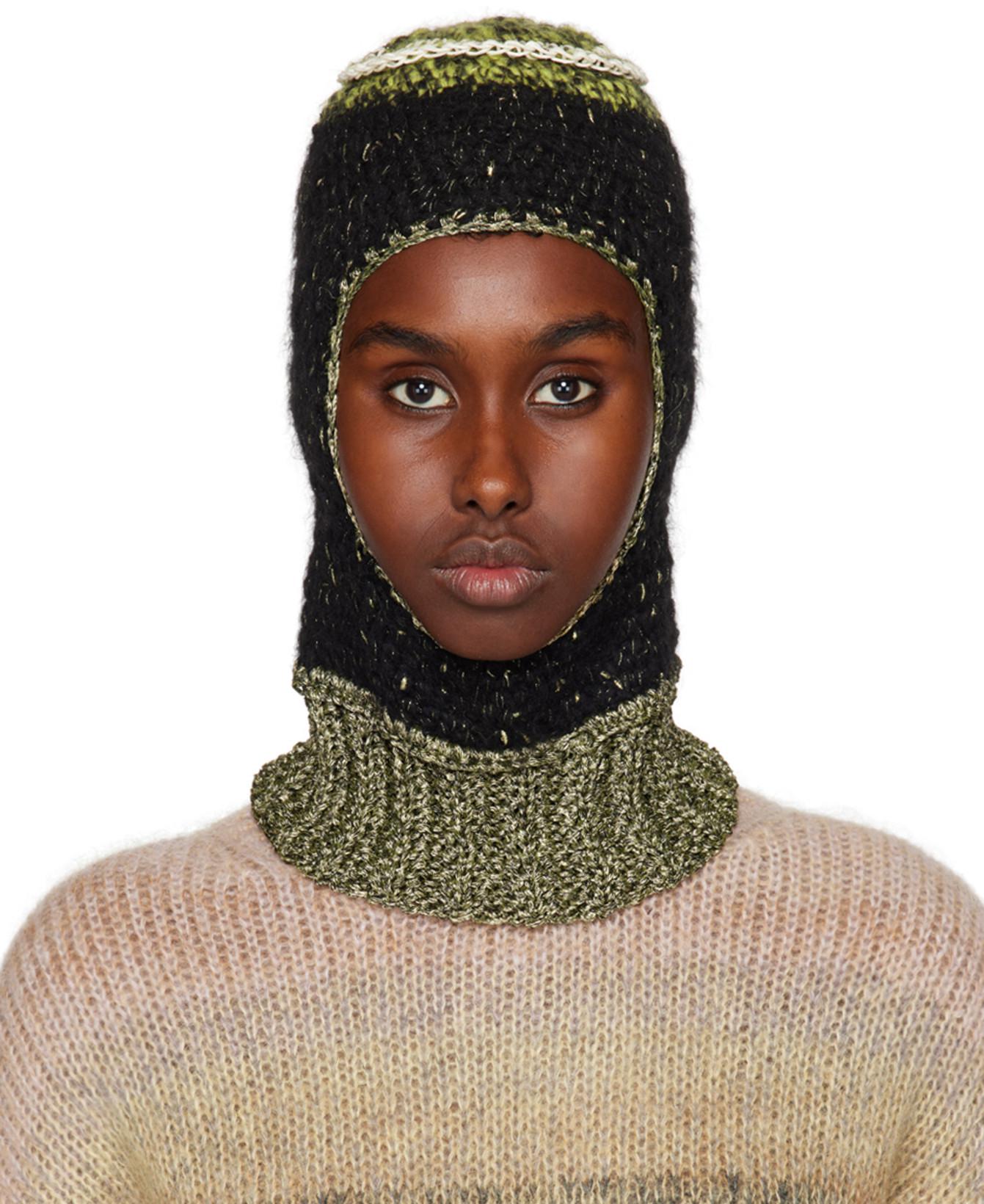 Black Metallic Balaclava by VITELLI