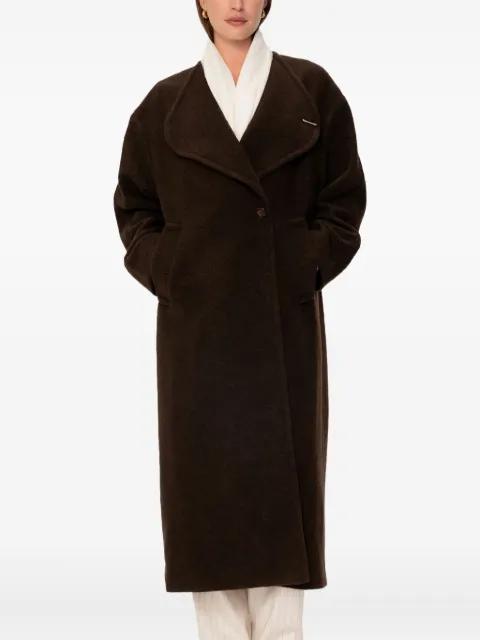 single-breasted coat by VIVEH