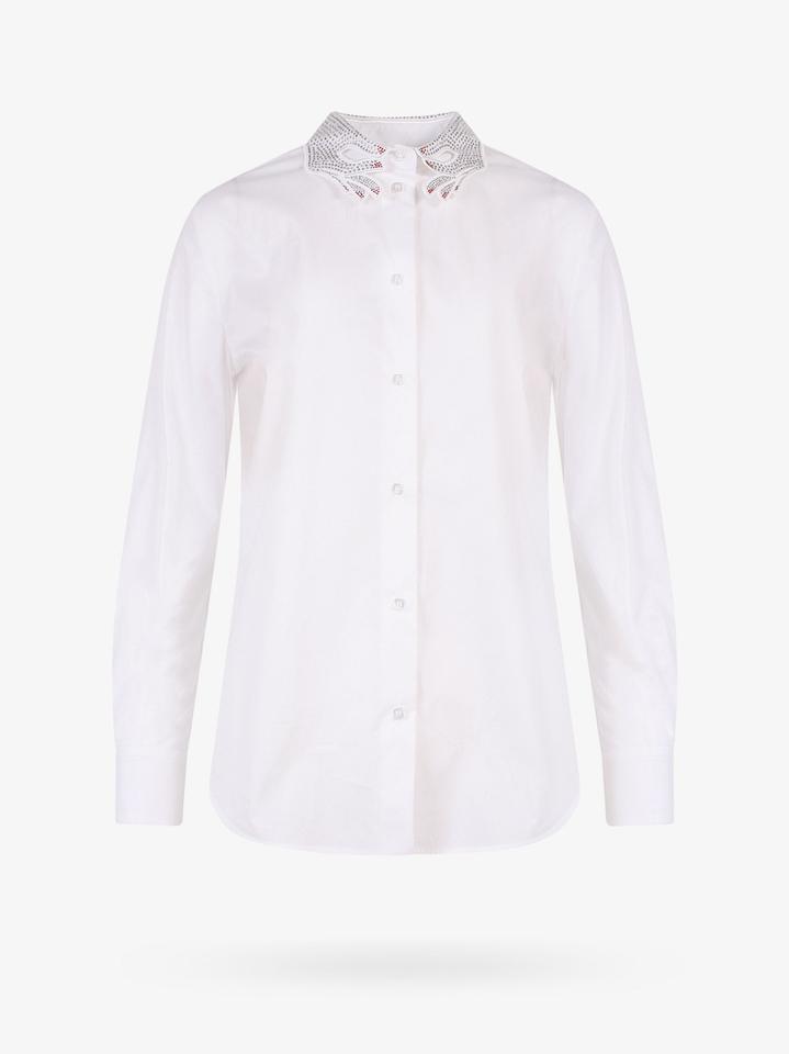 Vivetta Woman Cotton Shirt with Iconic Hands Blouse by VIVETTA