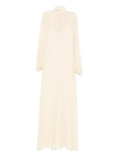 bow-detail maxi dress by VIVETTA