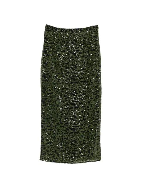 embellished midi skirt by VIVETTA