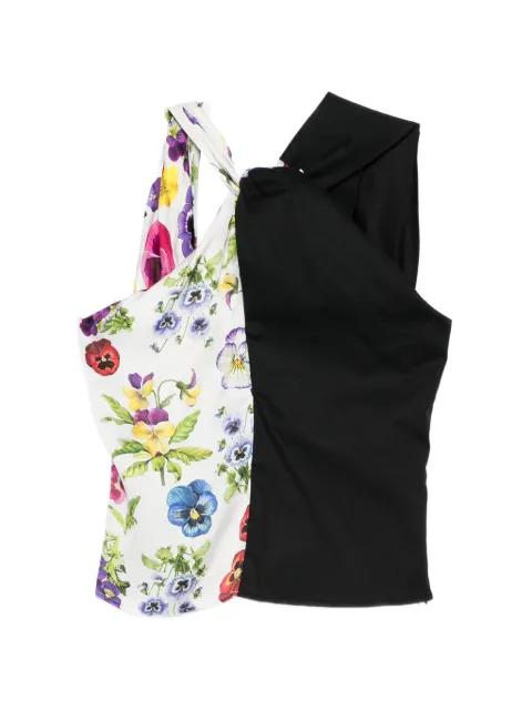 flora-print top by VIVETTA