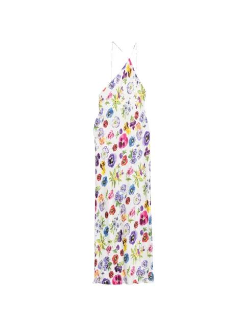 floral-print maxi dress by VIVETTA
