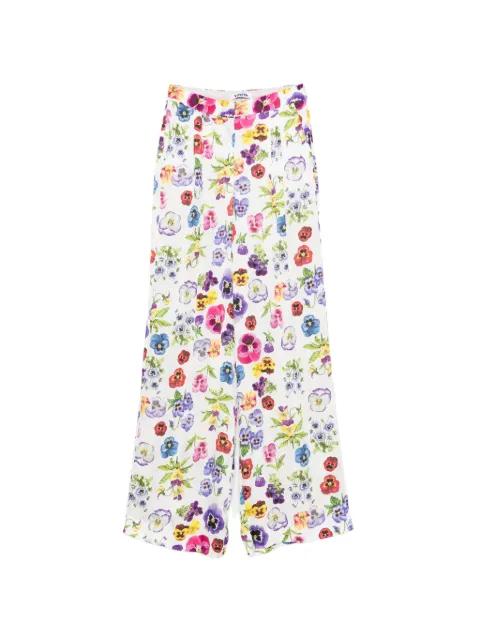 floral-print trousers by VIVETTA
