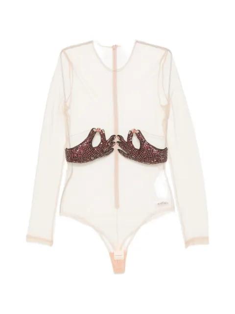long-sleeve hand-detail top by VIVETTA