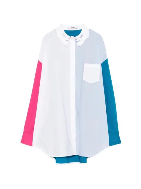 scalloped pocket shirt by VIVETTA