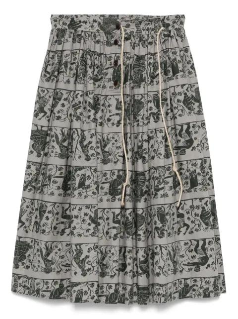 2016-2017 graphic-print cotton skirt by VIVIENNE WESTWOOD 