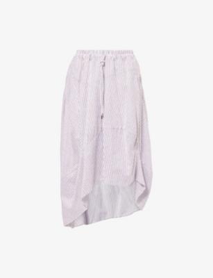 Aerodrome Asymmetric Cotton-Blend Midi Skirt by VIVIENNE WESTWOOD