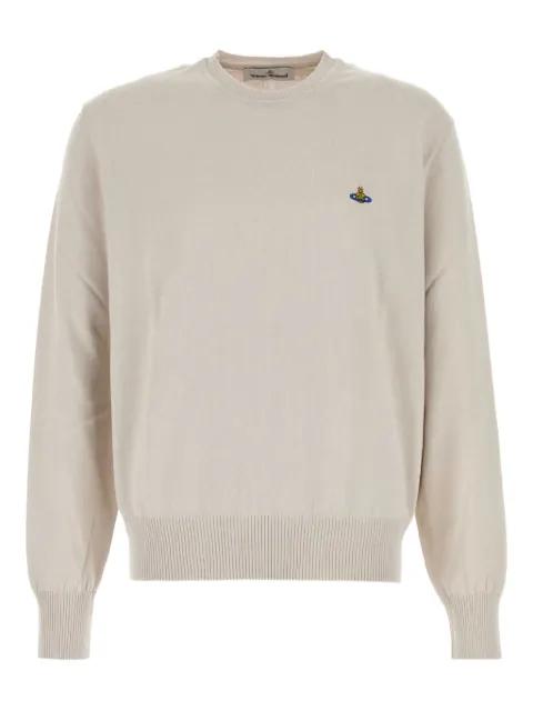 Alex orb-embellished cotton-cashmere sweater by VIVIENNE WESTWOOD
