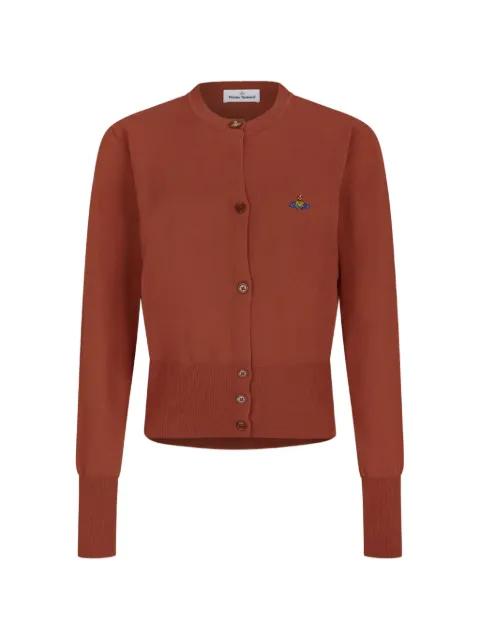 Bea button embroidered cardigan by VIVIENNE WESTWOOD