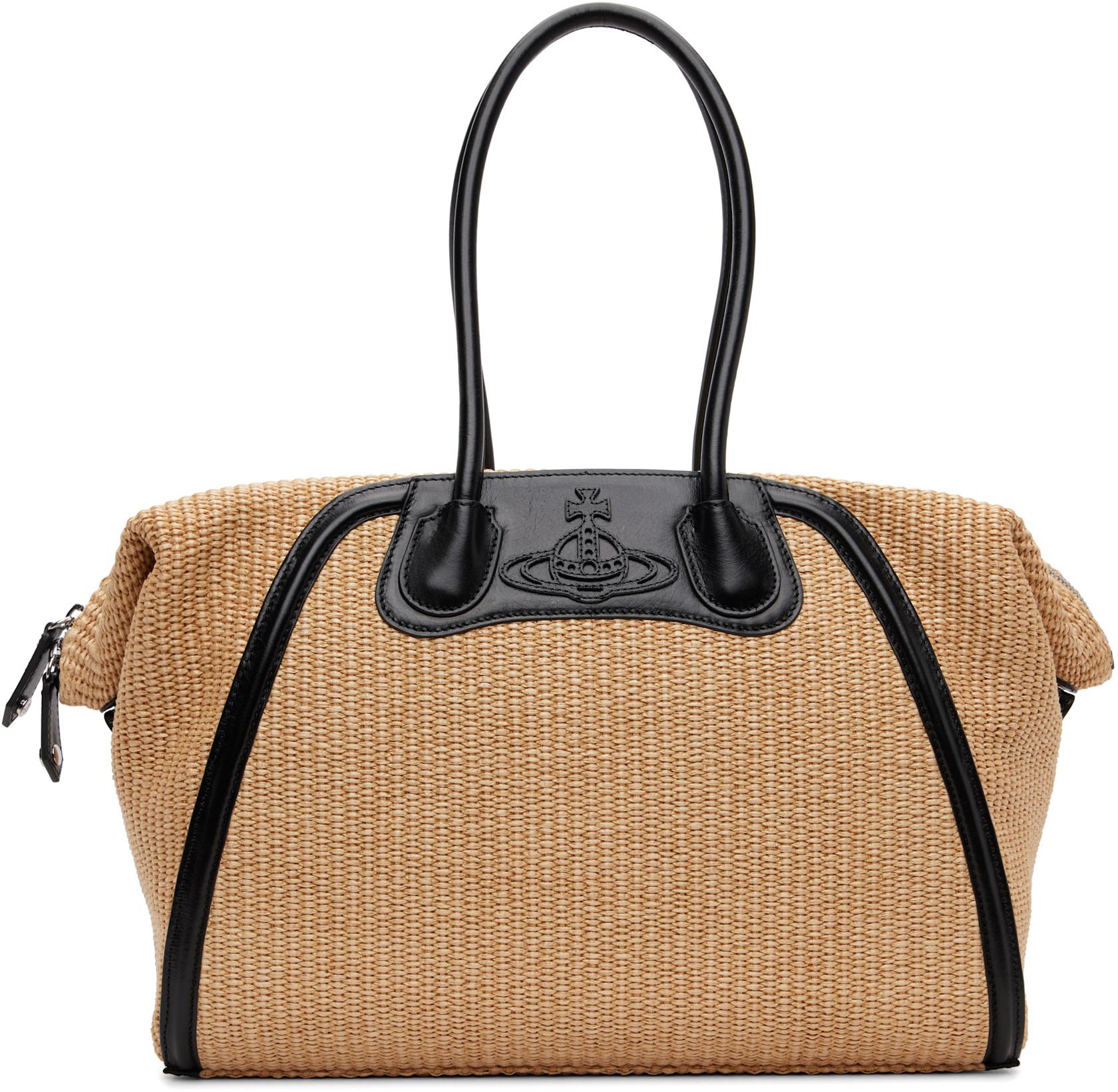 Beige Shirley Holdall Tote by VIVIENNE WESTWOOD