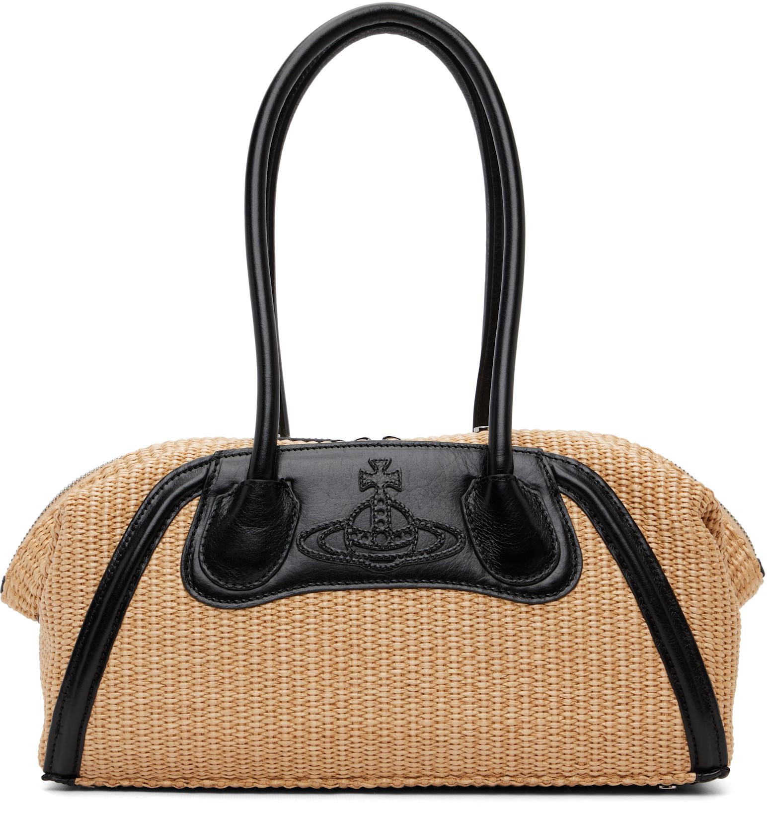 Beige Shirley Small Holdall Bag by VIVIENNE WESTWOOD