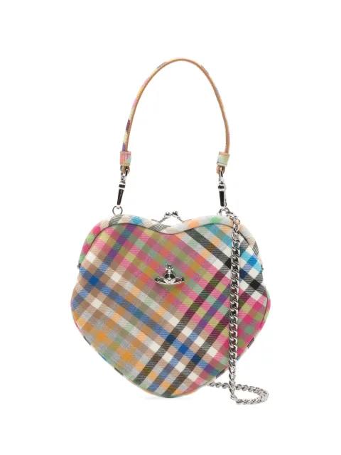 Belle Heart checked tote bag by VIVIENNE WESTWOOD