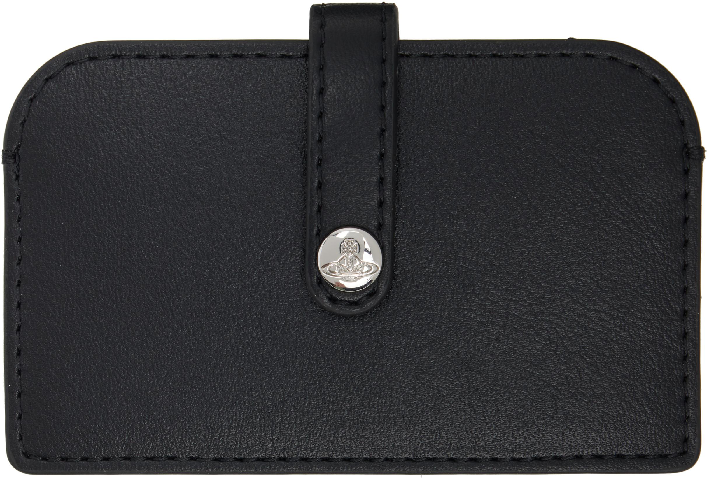 Black Accordion Card Holder by VIVIENNE WESTWOOD