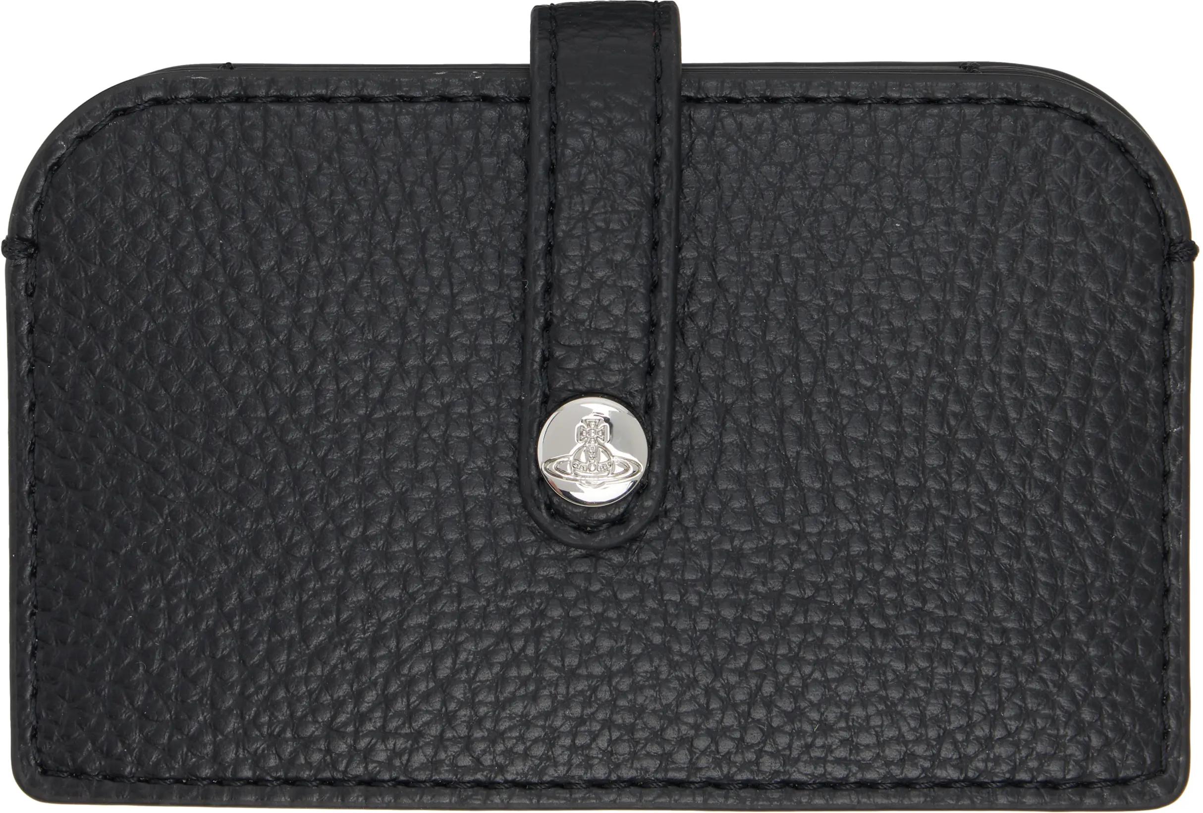 Black Accordion Card Holder by VIVIENNE WESTWOOD