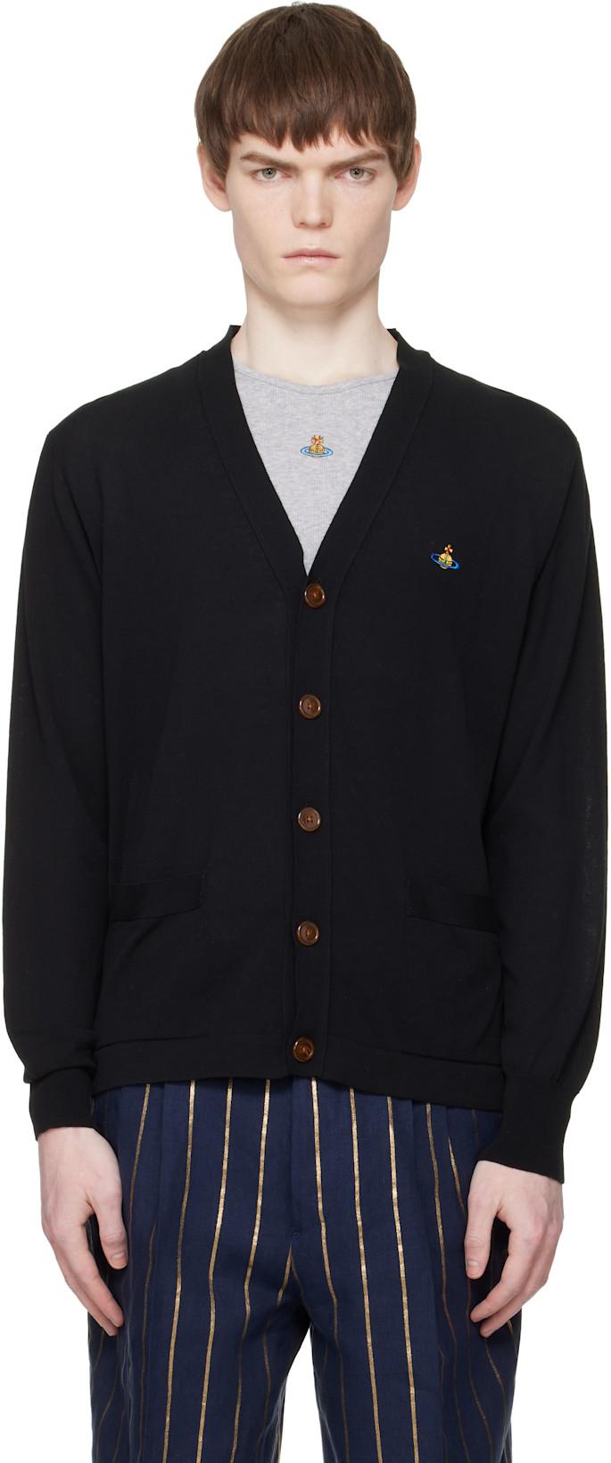 Black Alex Cardigan by VIVIENNE WESTWOOD