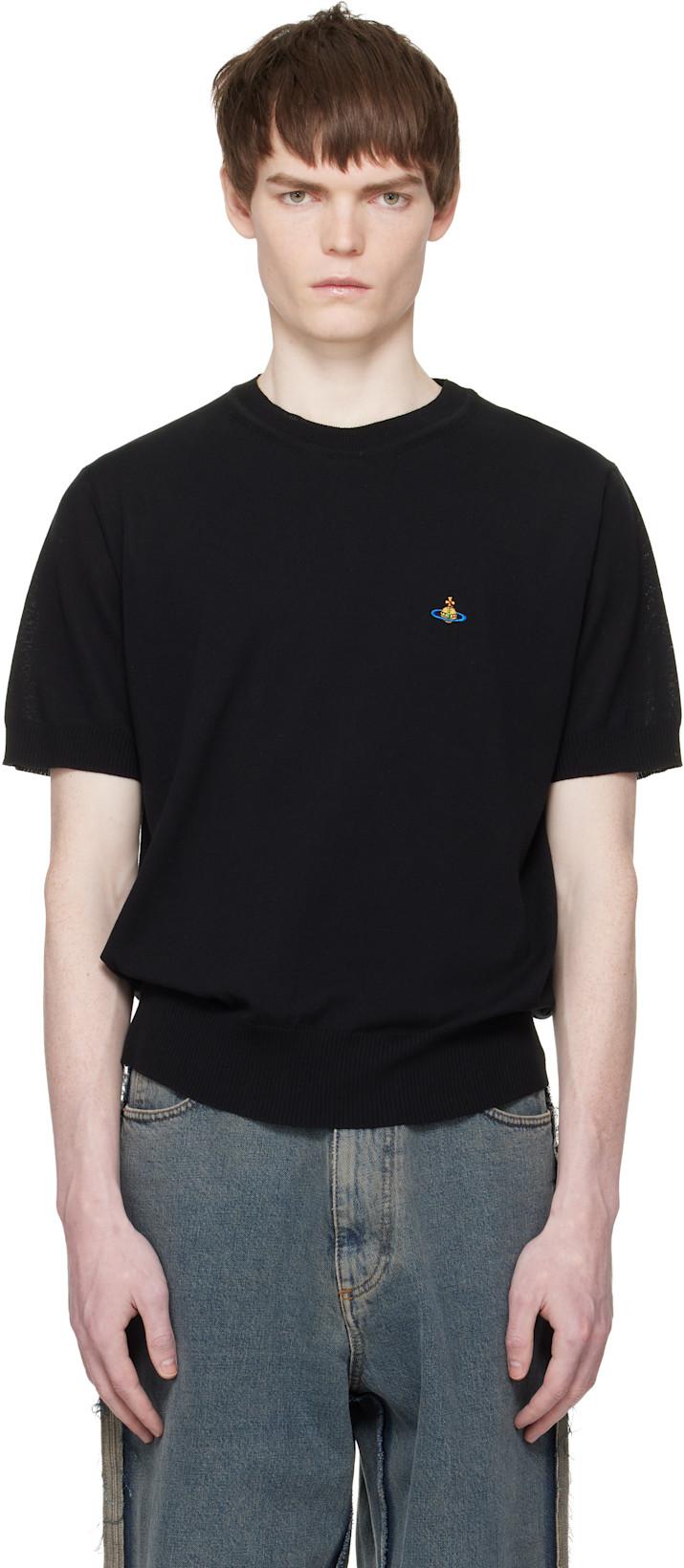 Black Alex T-shirt by VIVIENNE WESTWOOD