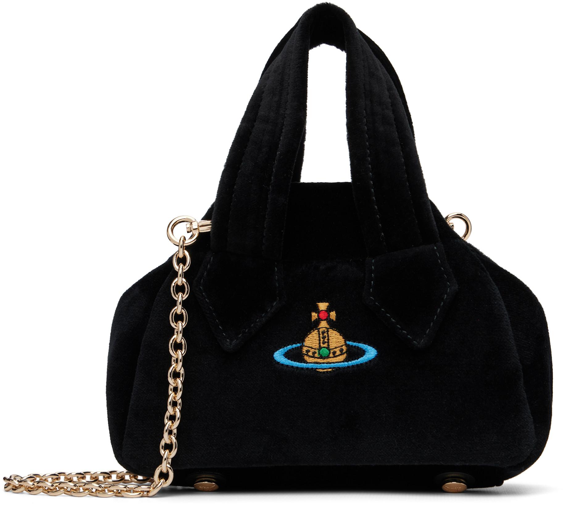 Black Archie Mini Bag by VIVIENNE WESTWOOD