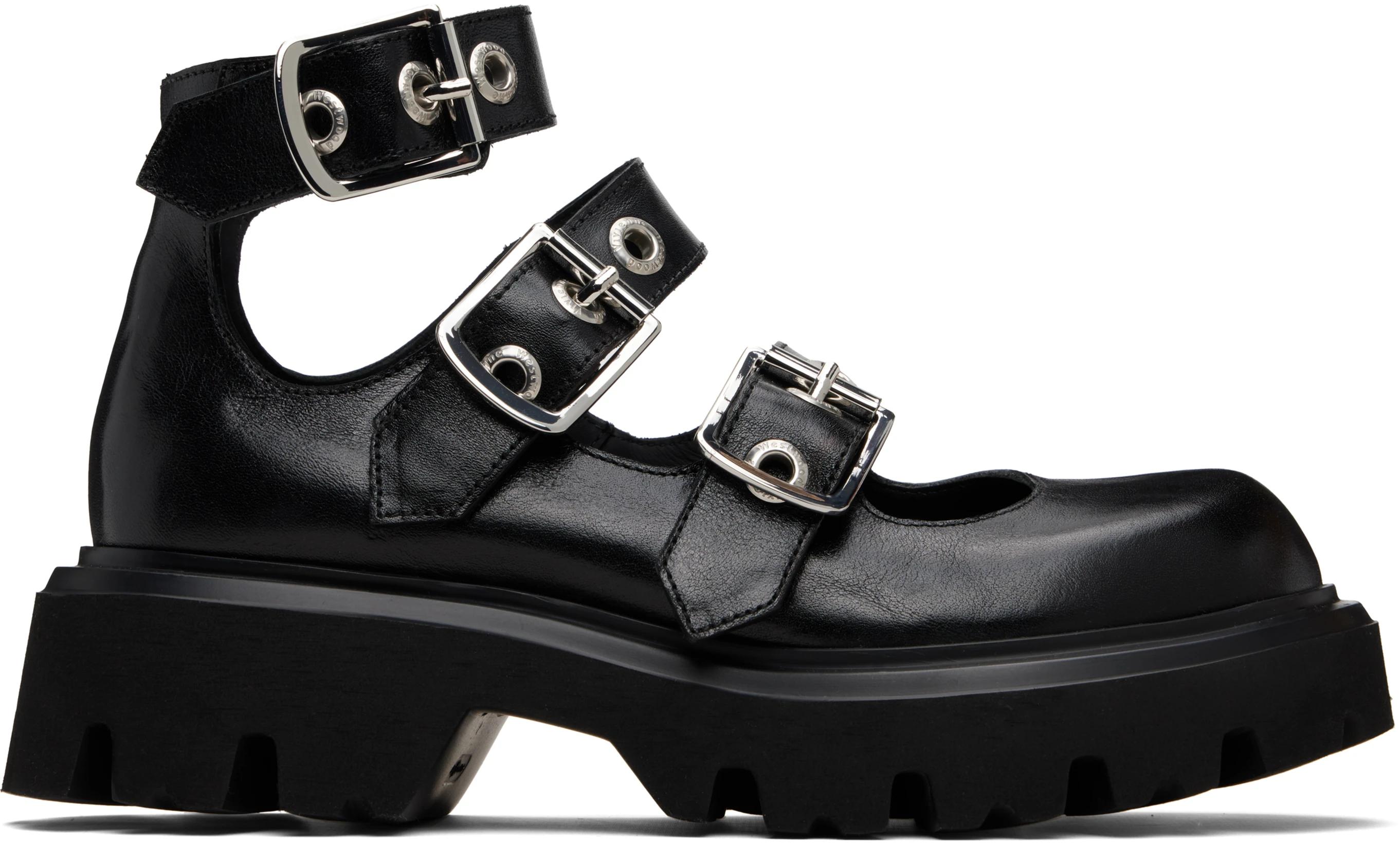 Black Bacchus Sandals by VIVIENNE WESTWOOD