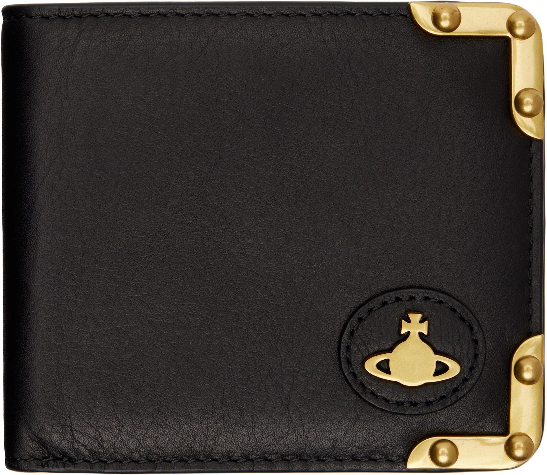 Black Billfold Man Wallet by VIVIENNE WESTWOOD