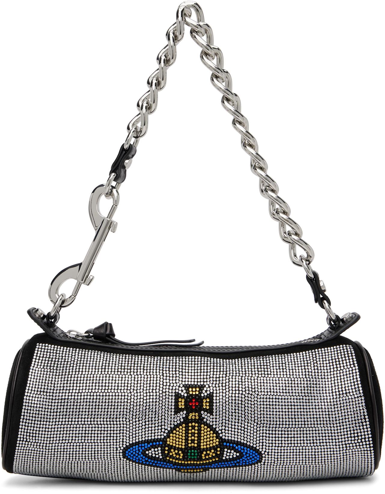 Black Cindy Cylinder Bag by VIVIENNE WESTWOOD