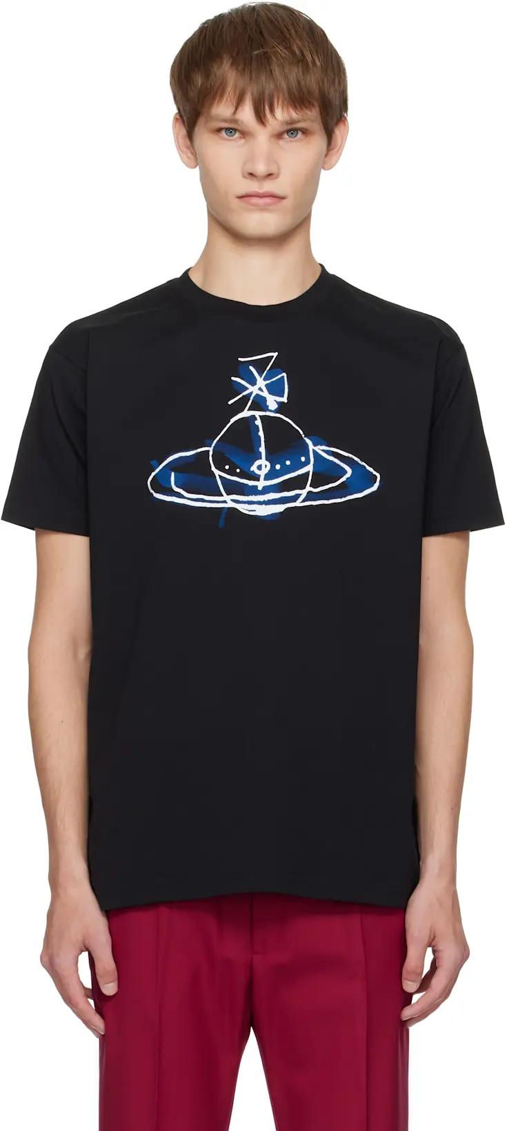 Black Classic T-shirt by VIVIENNE WESTWOOD