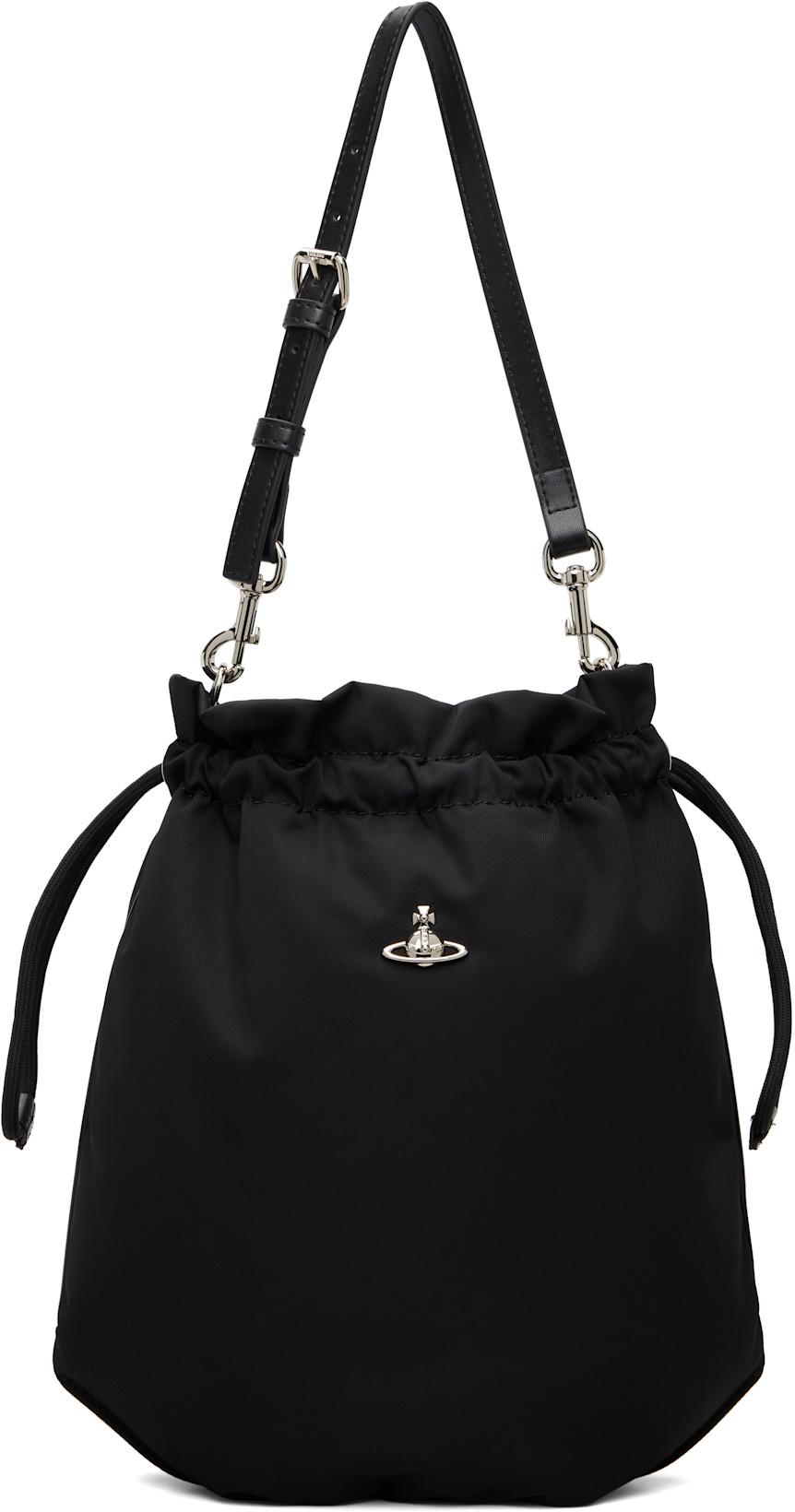 Black Drawstring Bag by VIVIENNE WESTWOOD