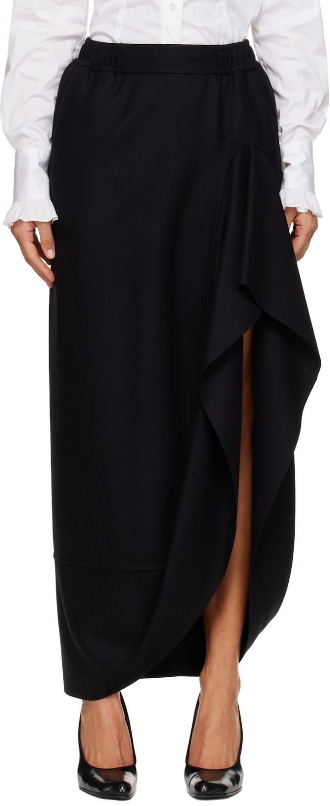 Black Frame Maxi Skirt by VIVIENNE WESTWOOD