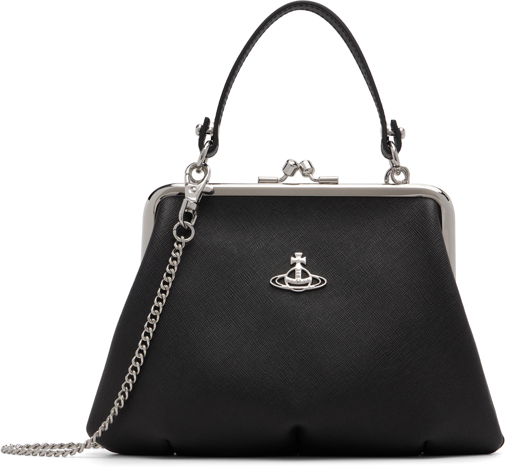 Black Granny Frame Bag by VIVIENNE WESTWOOD