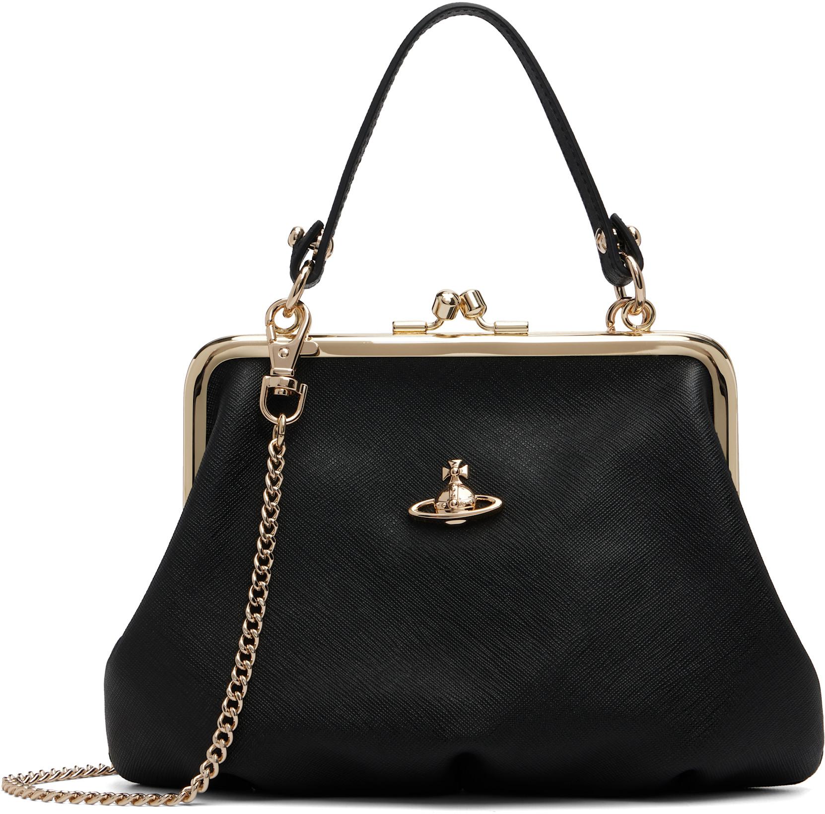 Black Granny Frame Bag by VIVIENNE WESTWOOD