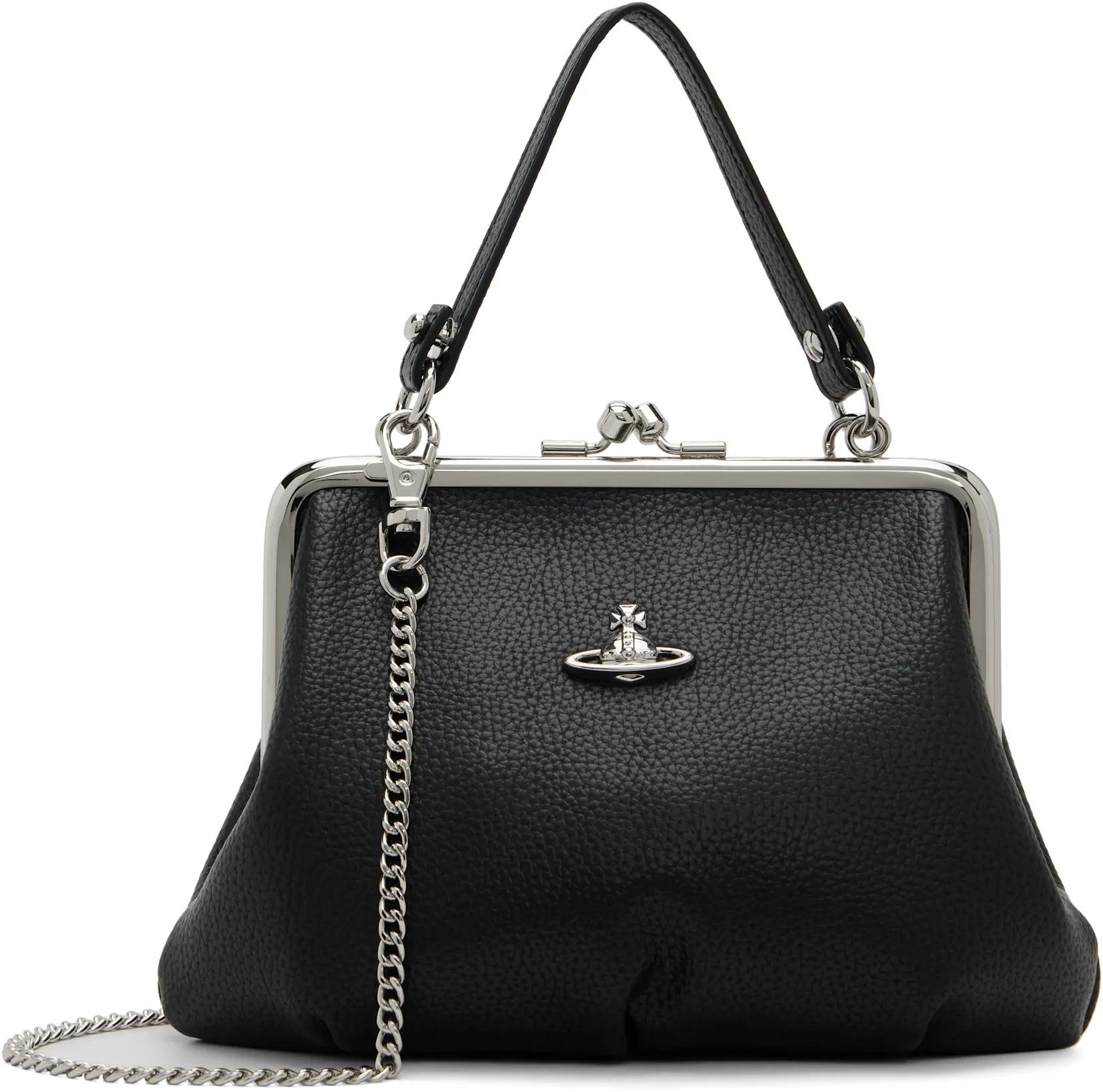 Black Granny Frame Bag by VIVIENNE WESTWOOD