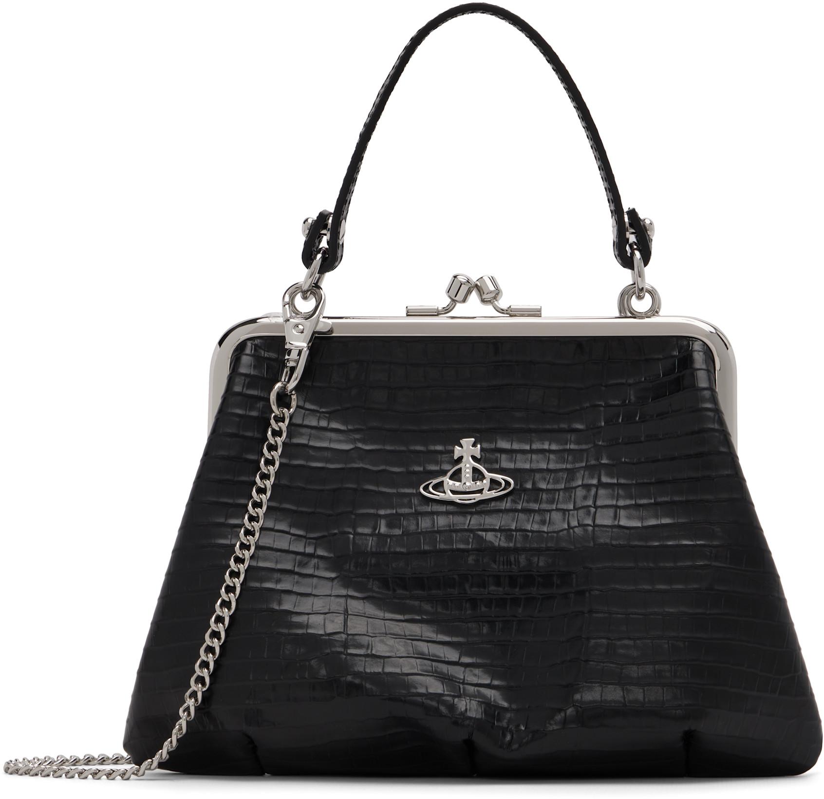 Black Granny Frame Bag by VIVIENNE WESTWOOD