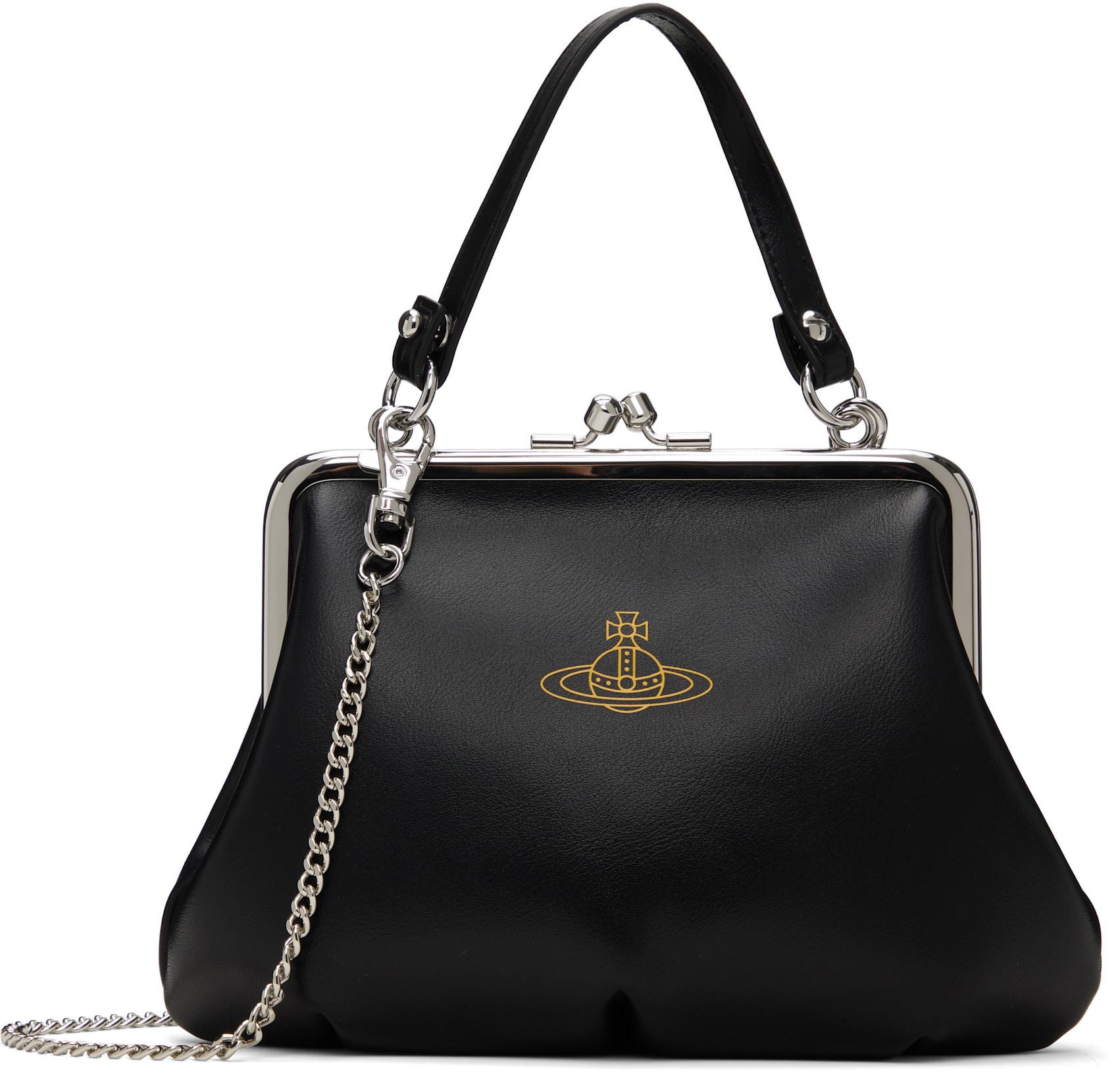 Black Granny Frame Bag by VIVIENNE WESTWOOD