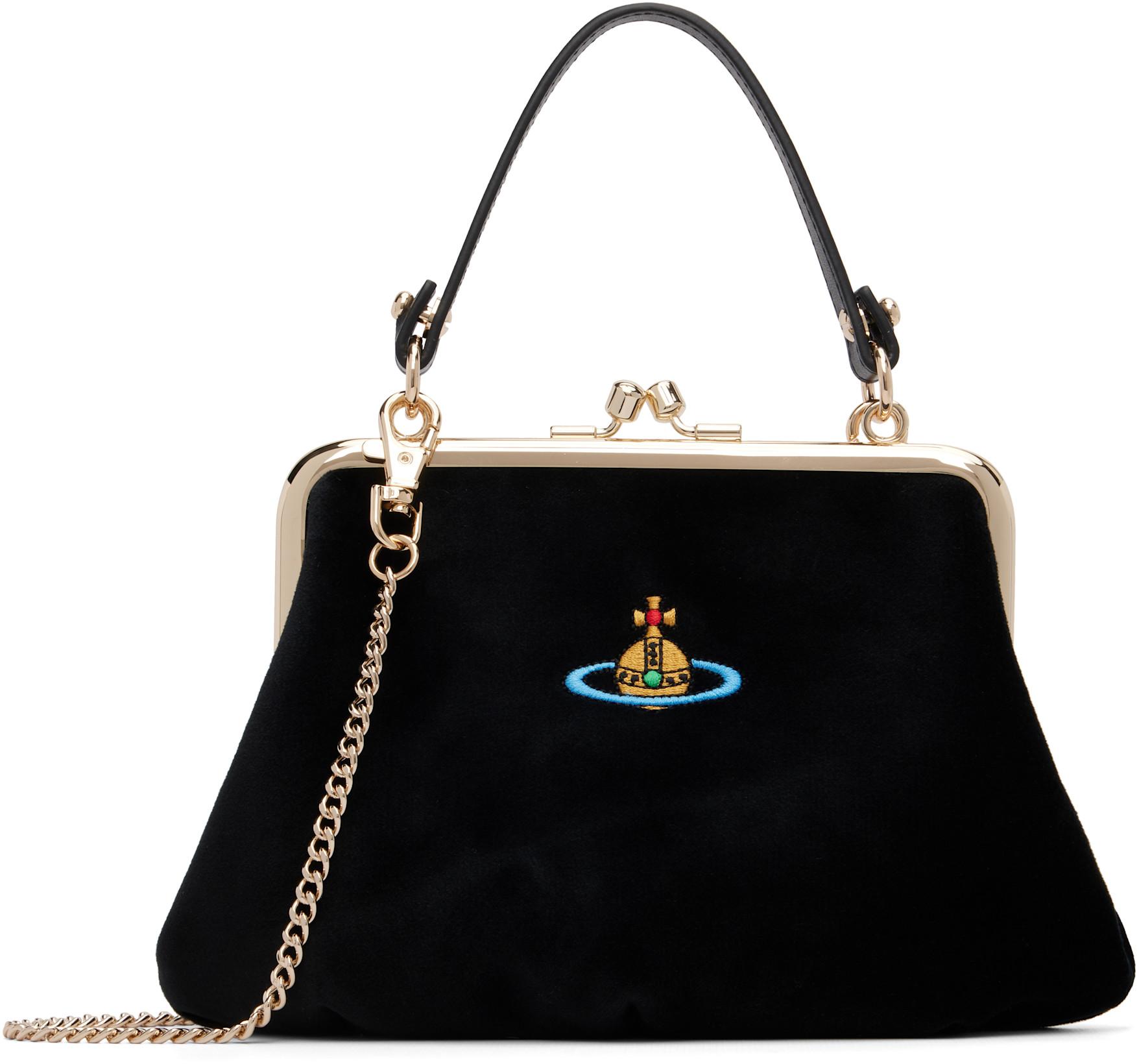 Black Granny Frame Bag by VIVIENNE WESTWOOD