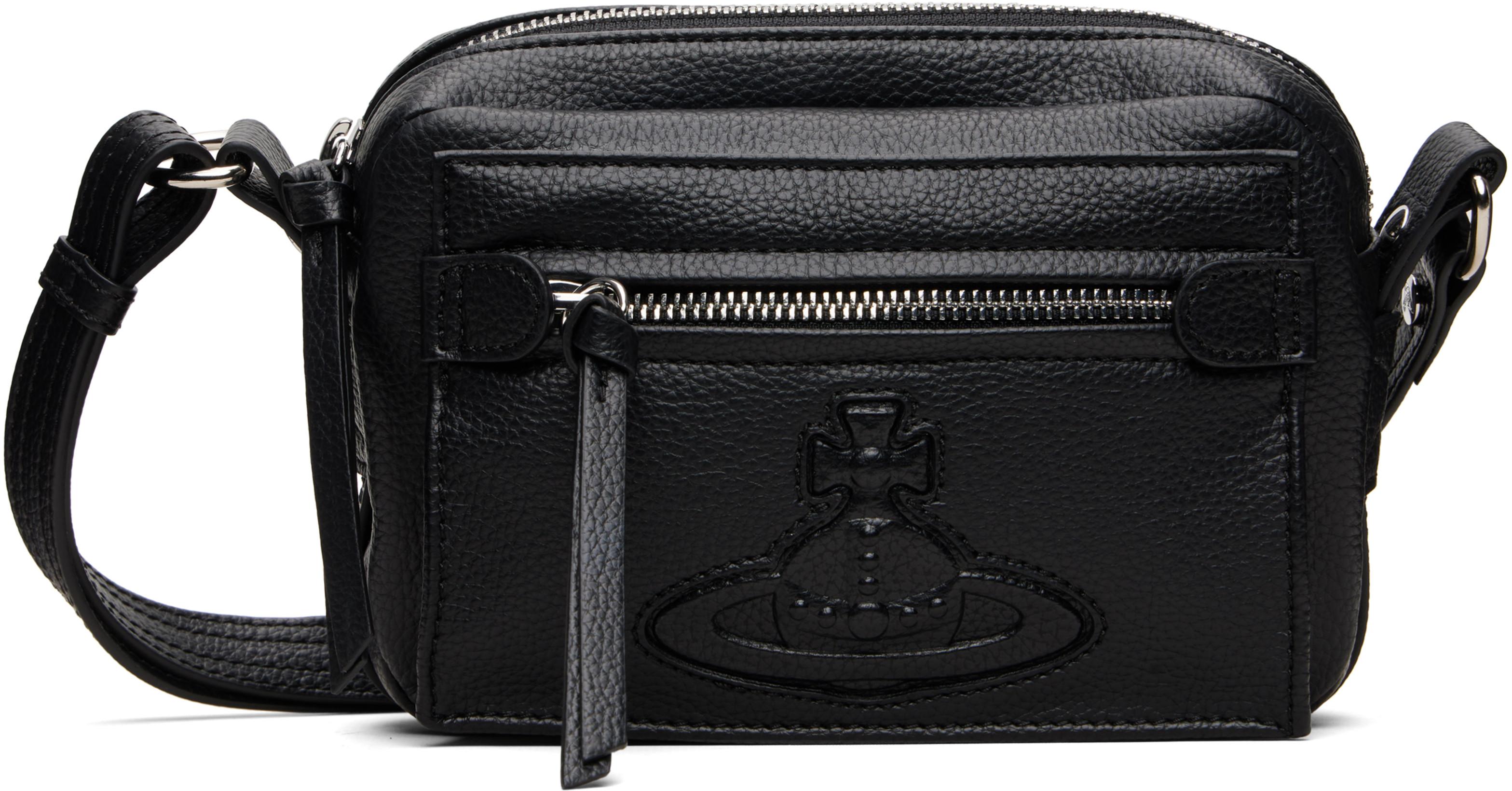 Black Hannah Crossbody Bag by VIVIENNE WESTWOOD