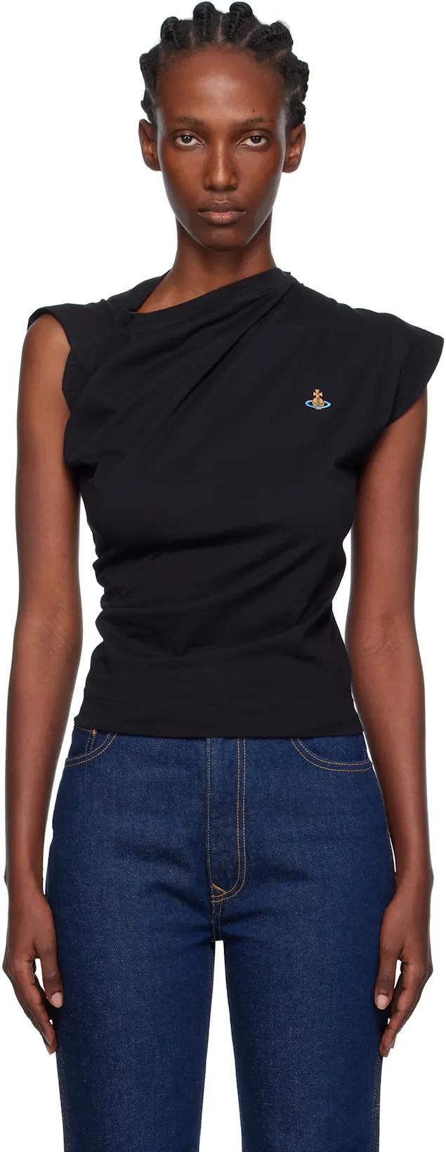 Black Hebo T-shirt by VIVIENNE WESTWOOD