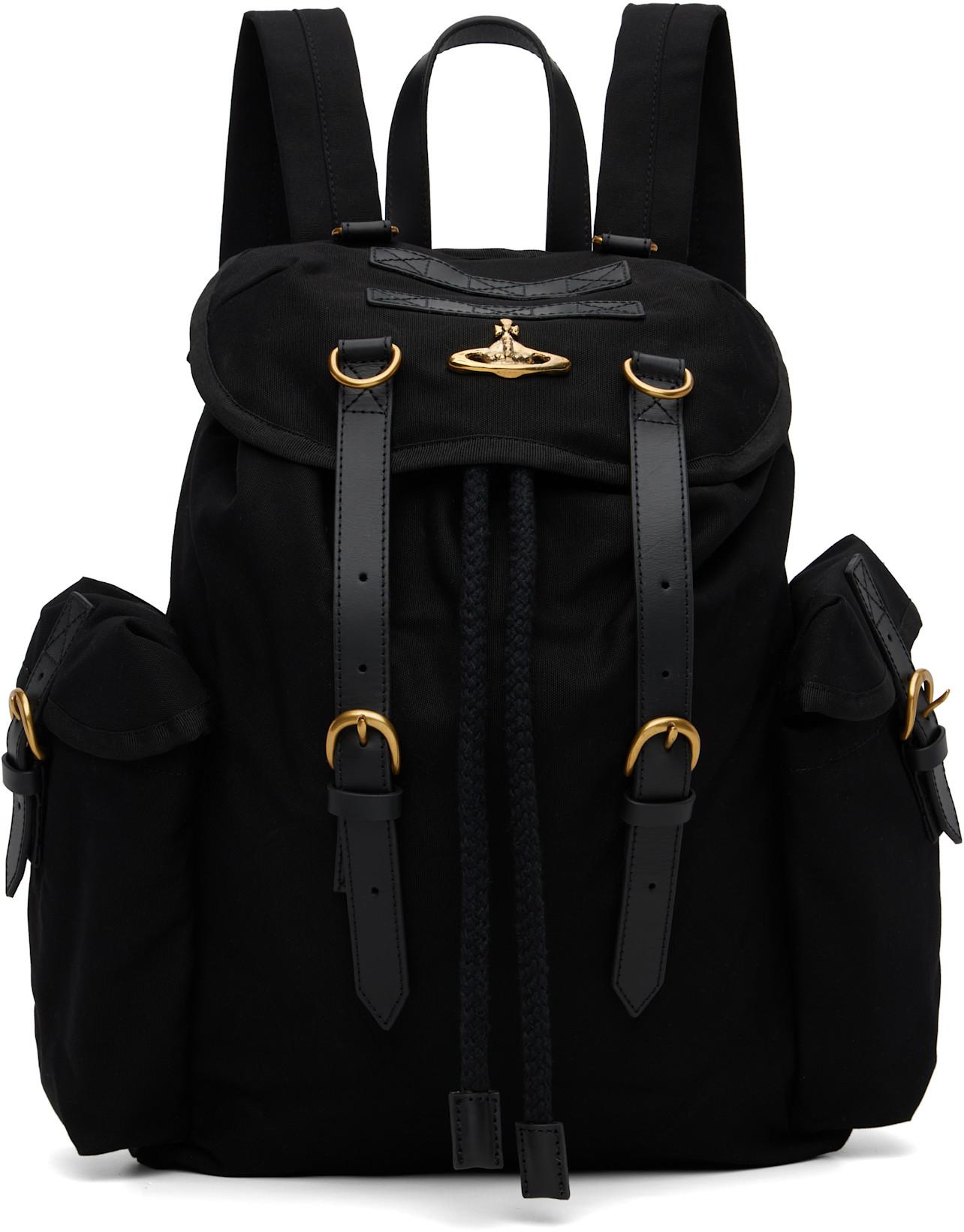 Black Highland Backpack by VIVIENNE WESTWOOD